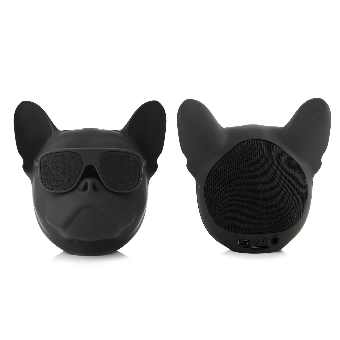 Portable Bluetooth Speaker Dog Shaped Stereo Subwoofer USB Wireless Loudspeaker With Radio Function