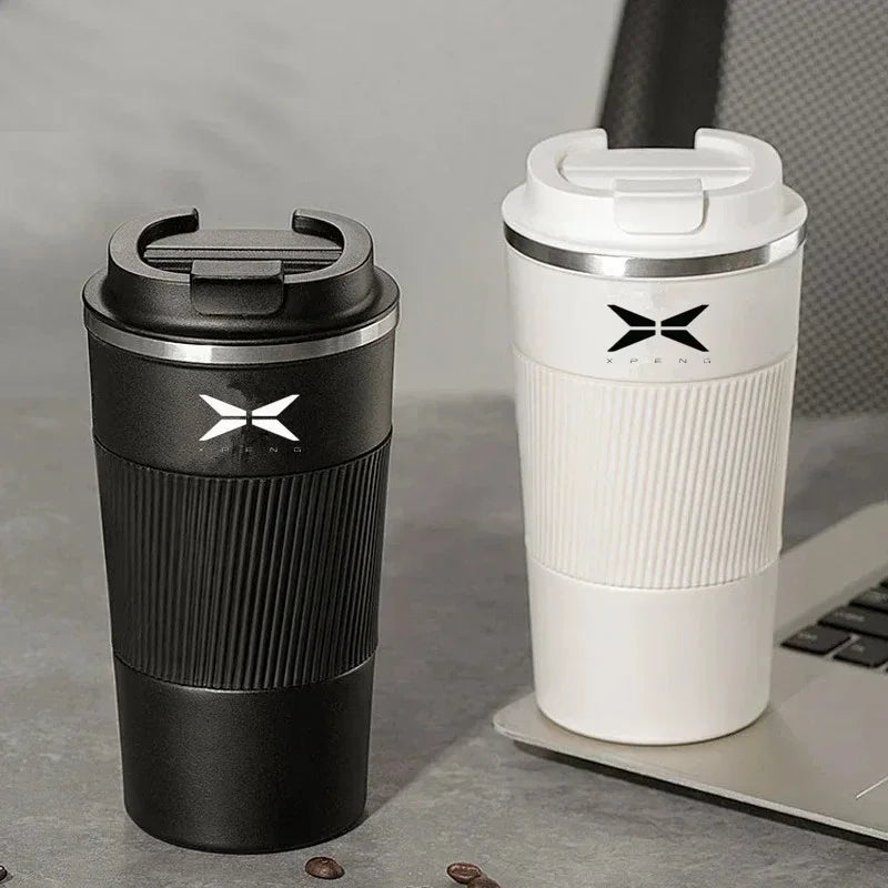 510ml 304 Stainless Steel Coffee Cup Thermal Mug For Xpeng Xiaopeng P7 G9 Car supplies Car accessories