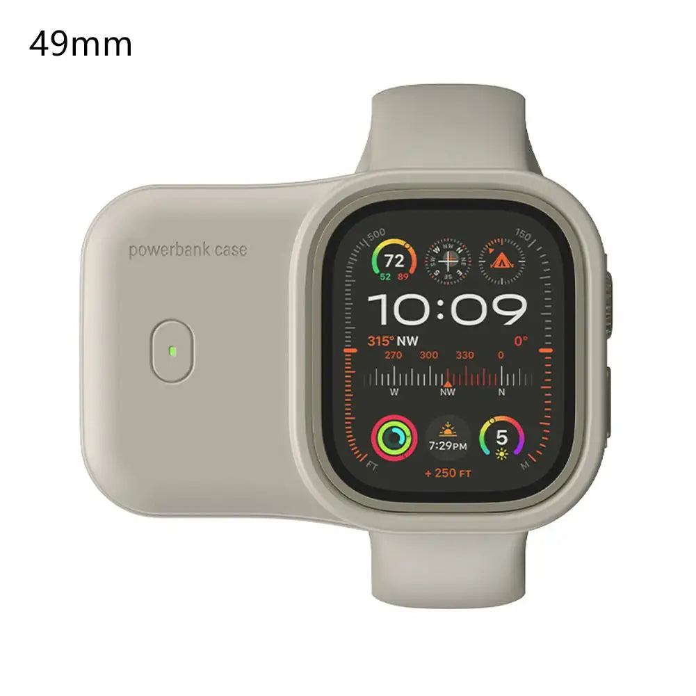 For Apple Watch Wireless Charging Case For Apple Watch Portable Power Bank High Capacity Negative Ion Continuous Charging 1 X8Q3