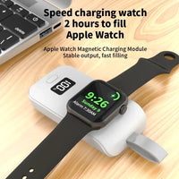 Portable Wireless Charger Power Bank For Apple Watch 8 7 6 5 4 3 SE Ultra for iWatch Magnetic charging station