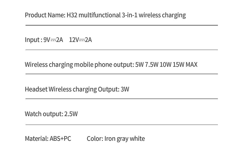 3 in 1 Transparent Magnetic 15W Wireless Charger Charger Stand For iPhone 14 13 12 ProMax Airpod Pro Watch 8 SE Charging Station