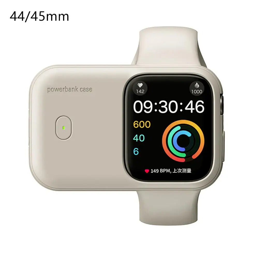 For Apple Watch Wireless Charging Case For Apple Watch Portable Power Bank High Capacity Negative Ion Continuous Charging 1 X8Q3