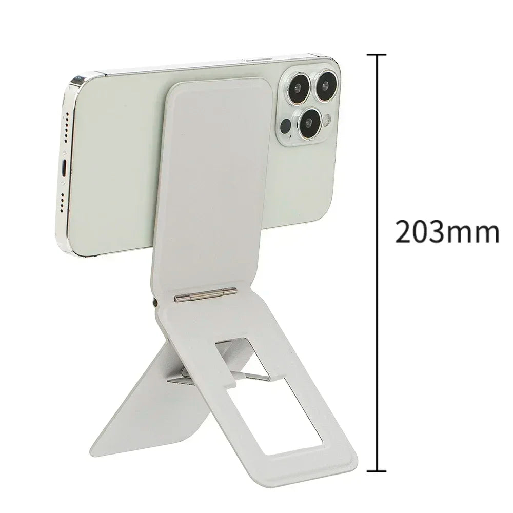 Magnetic Leather Folding Wallet Card Holder Stand Phone Tripod for Magsafe IPhone 14 15 16 Pro Max Mac Safe Selfie Stick Monopod