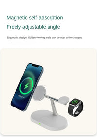 3 in 1 Wireless Charger for IPhone 15 14 13 12 Pro Max for Apple Watch 9 8 7 6 5 Airpods Pro 2 3 Fast Charging Station