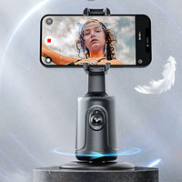 Intelligent Gimbal Stabilizer Follow-up 360 Rotation Phone Gimbal Stabilizer Selfie Stick Tripod for Tiktok Live Photography