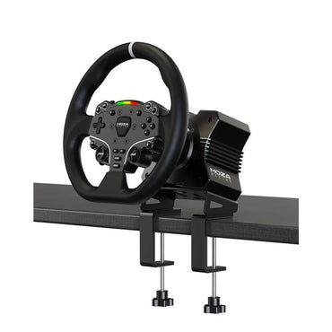 All-in-One PC Gaming Racing Simulator 3PCS Bundle: 5.5Nm Direct Drive Wheel Base, 11-inch Racing Wheel, Anti-Slip Pedals