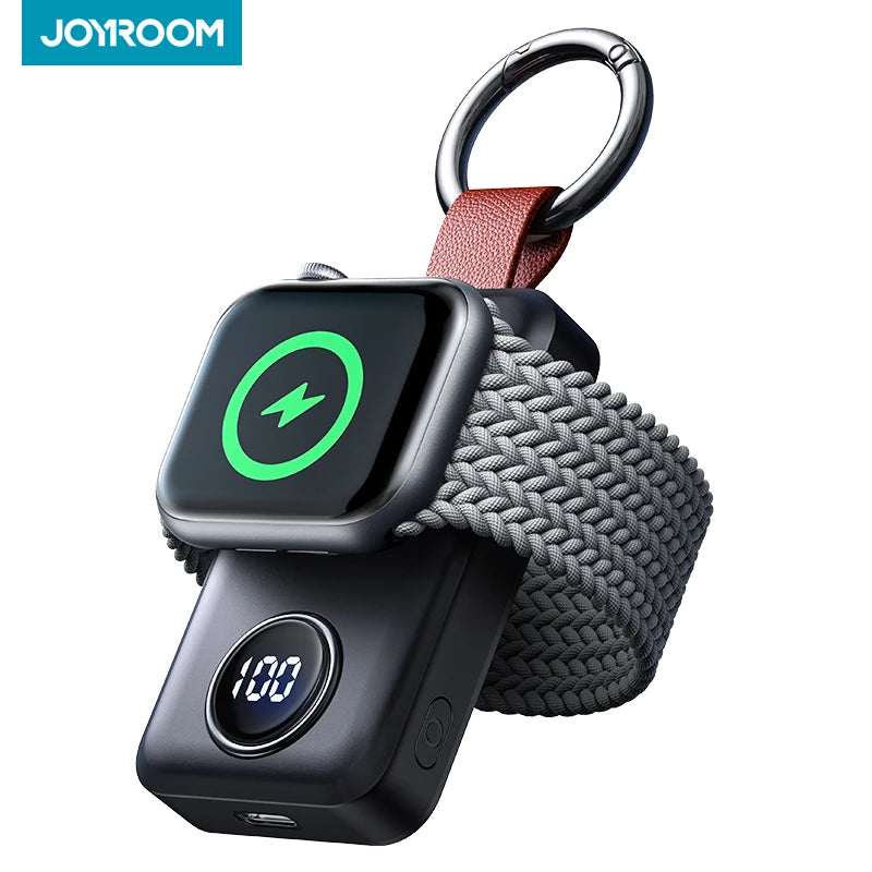 JOYROOM Portable 2000mAh Wireless Charger for Apple Watch Series 9/8/7/6/5/4/3/2/SE/UItra 2/Ultra Magnetic iWatch Power Bank